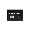 RC-74DL(B) 12-Button Master Room Controller with Digital Volume Knob, Black, Colour: Black