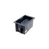 TBUS-10XL(B) Table Top Enclosure, Aluminium, Black Sand, Colour: Black Sand, 2 image