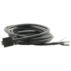 C-GM/XL-6 VGA/UXGA HD to Bare End Installation Cable with EDID, 1.8 m, Black, Length: 1.8