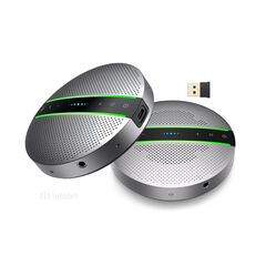 iSpeaker M400 USB Omni-Directional Speakerphone, 5m Pickup, with USB Cable, Bluetooth, Dongle, Dasisy Chain