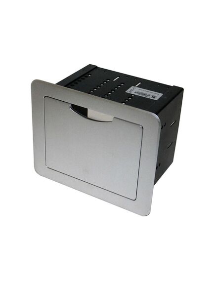 TBUS-1AXL(BA) Table Top Enclosure, Silver Brushed Anodized Aluminium, Colour: Silver Brushed, 3 image