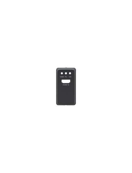 WP-20-BLNK Cover Plate, Black, 4 x 1 x 7.5cm