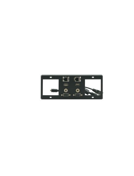 T6F-2S Inner Frame, Black, 2xFixed RJ45 Ethernet Insert