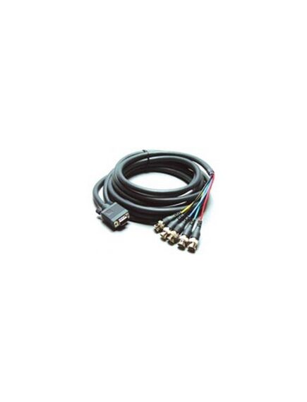 C-GF/5BF-6 Coaxial Video Breakout Cable, 1.83m, Dark Grey with White Lettering, Length: 1.83