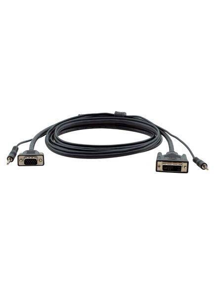 C-MDMA/MGMA-3 VGA to DVI Cable with Stereo Audio 3.5mm Mini Jack, 0.9 m, Length: 0.9