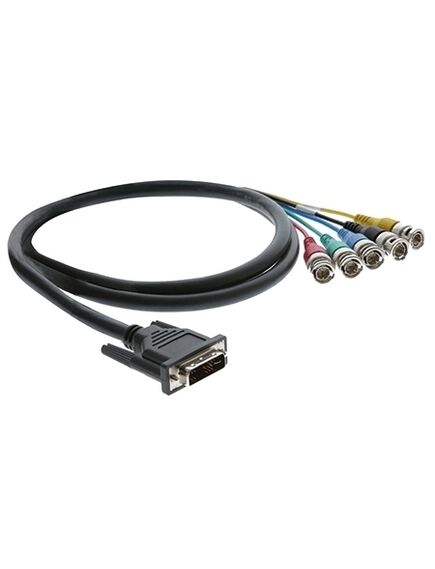 C-DMA/5BM-3 DVI-A to 5 BNC Breakout Cable, 0.9 m, Black, Length: 0.9