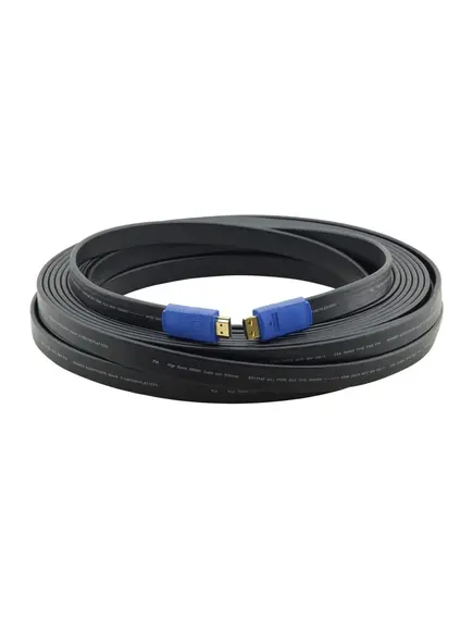 C-HM/HM/FLAT/ETH-6 FLAT HDMI with Ethernet (Male - Male) Cable, 1.8 m, Length: 1.8