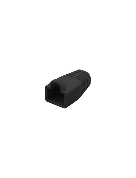 CB-BLACK Strain Relief Boot, Polycarbonate, Black, For RJ-45 Cable, Colour: Black, 2 image