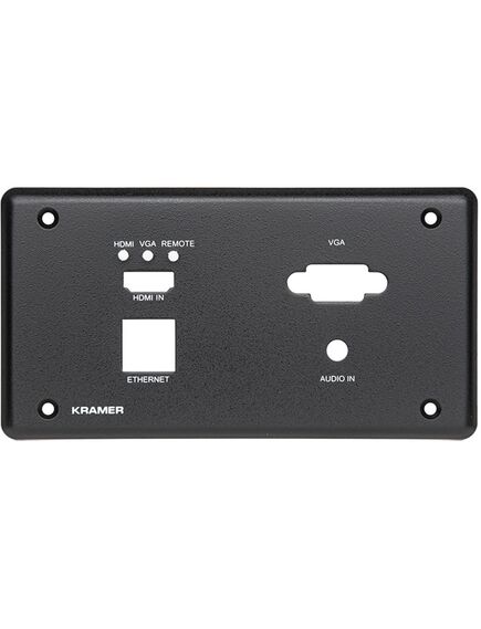 KIT-401T EU-PANEL-SET Face Plate, Black, 1 EU Size, 2xGang