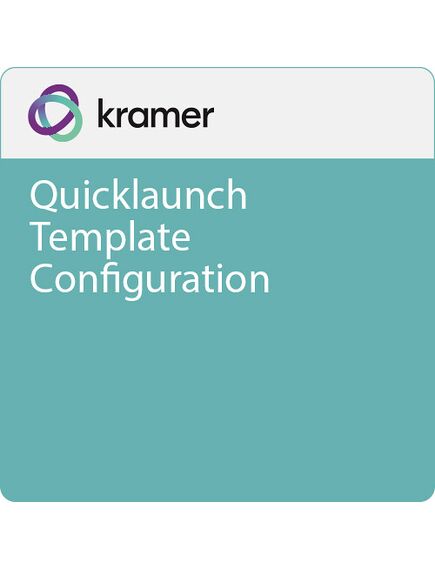 QL-CONFIG Quick Launch Video Conference Template for 1 Template