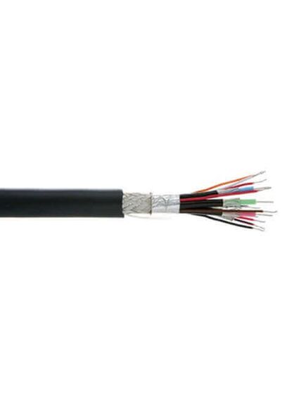 BC-3X2T7S-100M 14 conductor presentation cable, 3 mini coax+2 TP + 7 single wires, 100 m