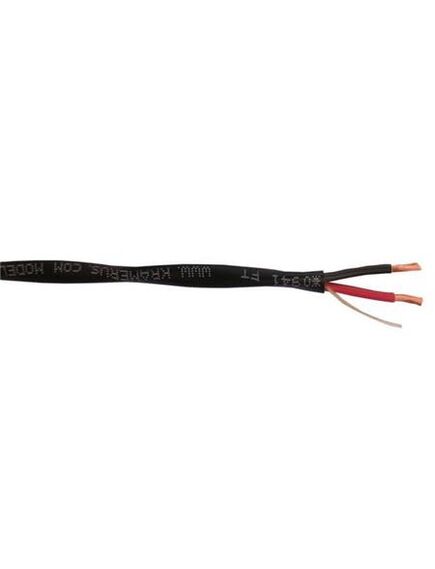 BCP-2S12-500 2-Conductor Speaker Cable, 152.4 m, Black, 12 AWG, Length: 152.4