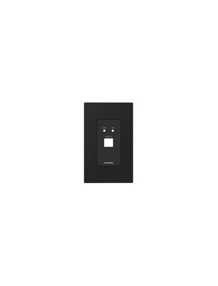 WP-2UT US PANEL SET Black Frame and Faceplate Set for WP-2UT Wall Plate