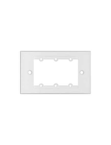 FRAME-1G/US(W) Face Plate, White, 8 x 0.25 x 8cm, USW, Colour: White, Version: US Version