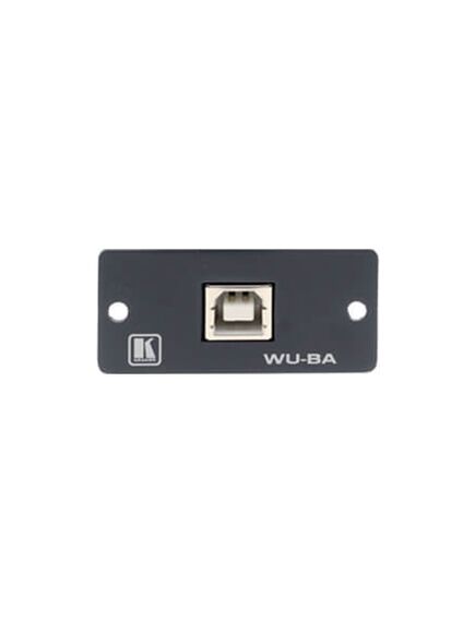 WU-BA(G) USB Wall Plate Insert, Grey, Single Slot, USB-Type B Female to USB-TypeA Female, Colour: Grey, 2 image