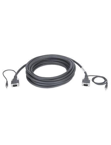 C-GMA/GMA-50 VGA Cable with Stereo Audio 3.5mm Mini Jack, 15.2 m, Length: 15.2, 2 image