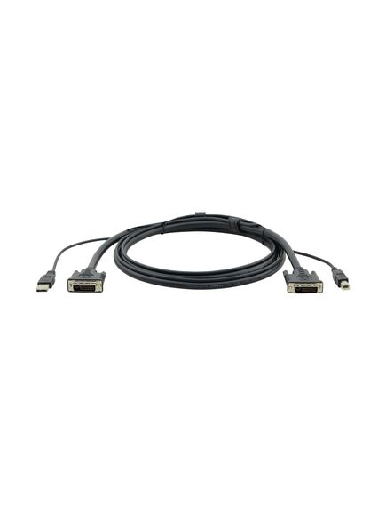 C-KVM/1-6 KVM Cable DVI-D Single-Link and USB, 1.8 m, Black, Version: DVI–D Single–Link and USB, 2 image