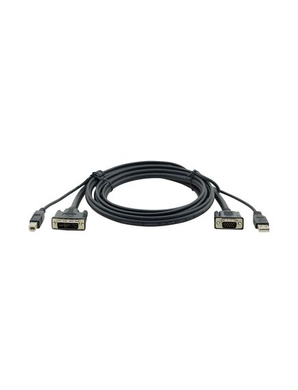 C-KVM/1-6 KVM Cable DVI-D Single-Link and USB, 1.8 m, Black, Version: DVI–D Single–Link and USB