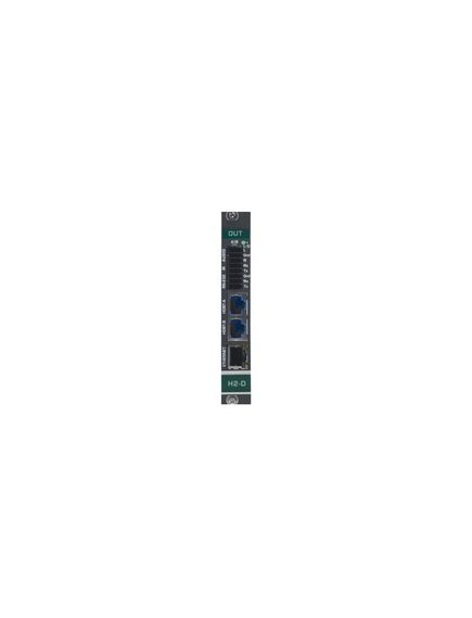 DTAxrD2-OUT2-F34 2-Channel 4K HDR HDMI over Extended Reach HDBaseT Output Card with Analog Audio (F-34)