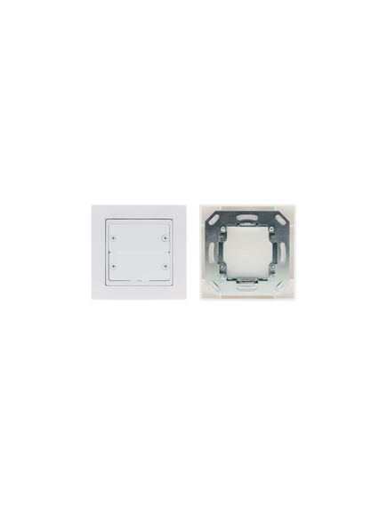 FRAME-1GP-80(W) Design Frame for Wall Plate Insert, 1-Gang, EU, White