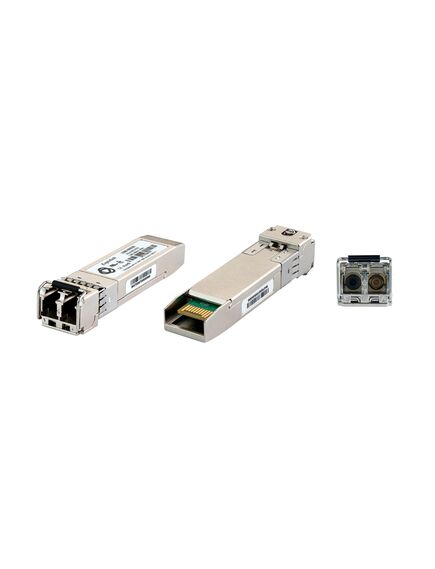 SFP1-MM-D Transceiver, 2 Strand Duplex Fiber Optic LC (PC/UPC) Connector, Silver, Multi-Mode