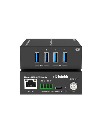 iTrans USB3-TR100 iTrans USB 3.0 over HDBaseT 3.0 Extender (Tx + Rx), 100 meters, 2 image