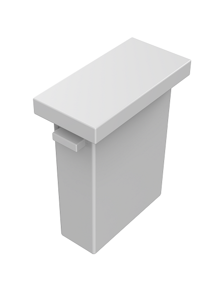 M-BLANK(W) Blank Module for TBUS Table Top Connectivity, White, Colour: White