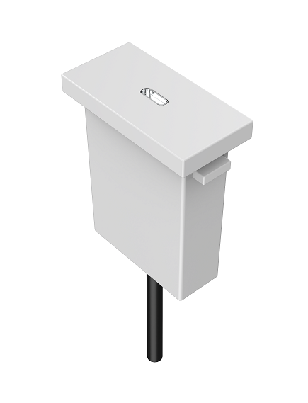 MD-C/CM(W) Passive Module, White, 1xUSB-C, Female, Colour: White, 2 image