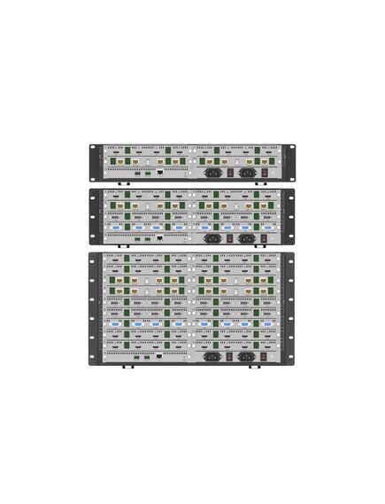 iMatrix M1616 4K Modular Seamless Switching Matrix, 1920x1200P@60Hz, 3840x2160P@60Hz (4:4:4), 600MHz/18Gbps, 16x16 Chassis, 3 image