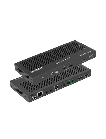 iSwitch 2000R AV over IP Decoder, HDMI 4K30 JPEG 2000 KVM, Rx, 2 image