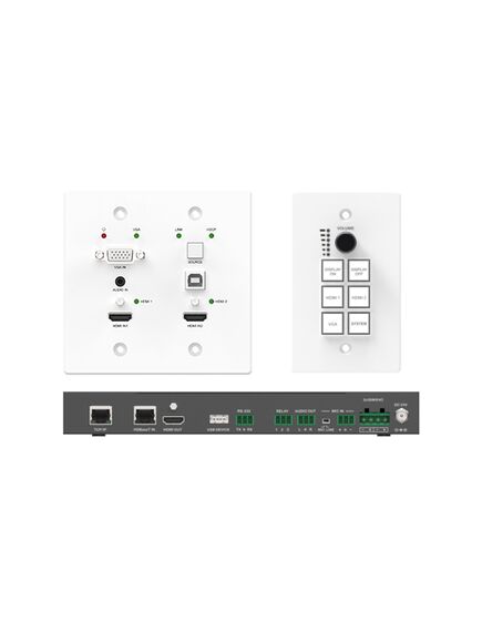 iTrans WP200-Kit HDBaseT Wall Plate Kit ( 2-Gang US Decora Tx, Rx and Control panel)