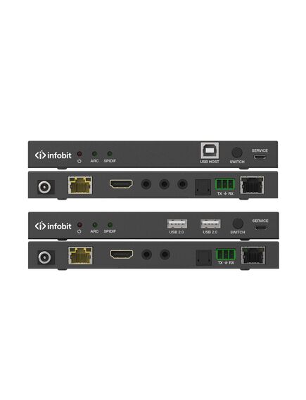 iTrans E100K-R HDMI 4K60 over HDBaseT Receiver, for iMatrix MO2K-HBT100 output card., 2 image