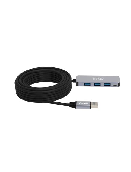 iCable- USB-ACC-H14 USB Extension Copper Cable Hub, 10m, 5Gbps, 4xUSB, 3 image