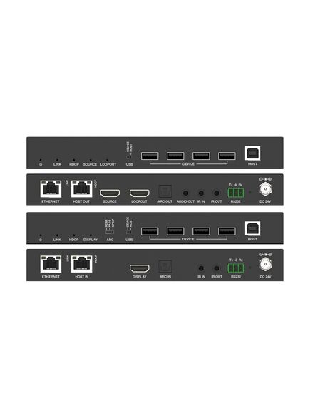 iTrans E100UC HDMI 4K60 over HDBaseT 3.0 with USB 2.0, designed for UC, 2 image