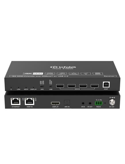 iTrans E100UC HDMI 4K60 over HDBaseT 3.0 with USB 2.0, designed for UC, 3 image