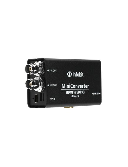 iTrans HD HDMI to 3G SDI Converter, 270Mbps to 2.97Gbps, Black