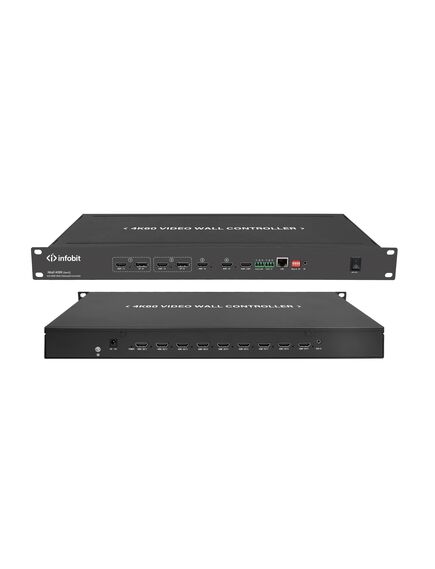 iWall 409R (Gen2) 4K60 HDMI Video Wall Controller, 4x HDMI IN, 2x DP IN,  9x HDMI OUT, Seamless, flexible layers