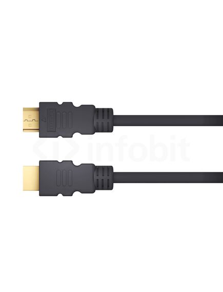 iCable H8K-010 HDMI 2.1 Cable, 1m, PVC, HDCP 2.2, ARC, EDID, Length: 1m