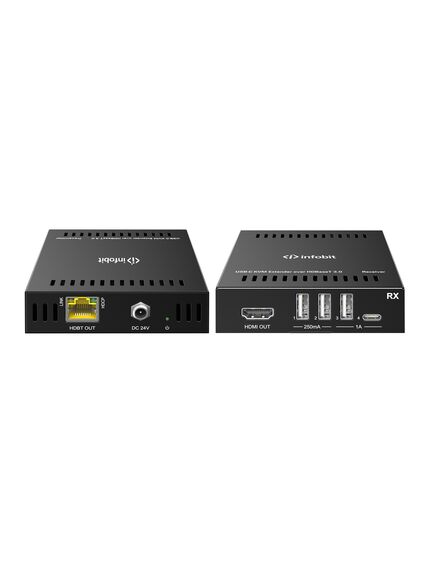 iTrans UC-Hub 4K60 USB-C UC/KVM Hub Extender over HDBaseT3.0, 3 image