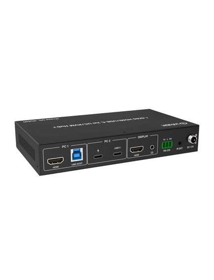 iTrans UC-Hub21 4K60 HDMI/USB-C 2x1 UC/ KVM Hub, 2 image