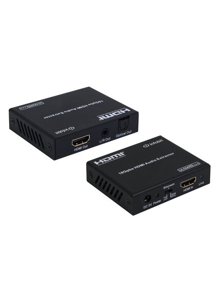 iTrans AD01 Audio Extractor, 4K60 HDMI , De-Embedder, with HDCP 2.2, L/R and Optical Out, 3 image