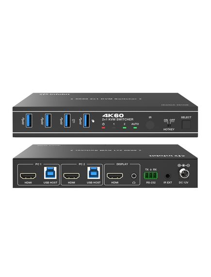 iSwitch 201HK 4K60 2x1 KVM Switcher, 4 image