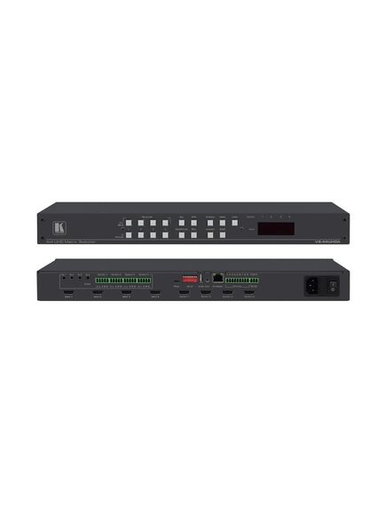 VS-44UHDA 4x4 4K60 4:2:0 HDMI Matrix Switcher with Audio Embedding/De–embedding