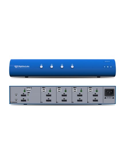 DK42P-M DH KVM Switch, 4 Port, 8xDisplay Port Connectors