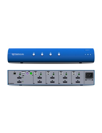 DK42PP-3 DH KVM Switch, 4 Port, 4xDisplay Port 1.2 Connector