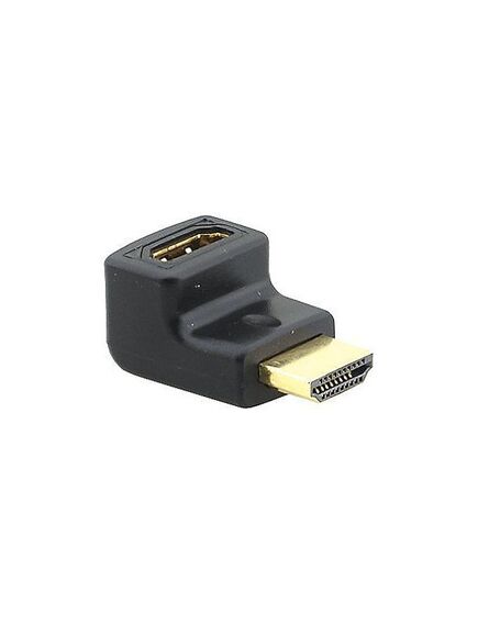 AD-HM/HF/UAM HDMI D to HDMI M Adapter, HDMI D Input, HDMI M Output, Right Angle Connector