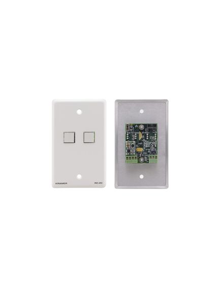 RC-2C/EU(W)-86 2–button Control Keypad, UK size, White Design Frame, Version: EU 86 Version