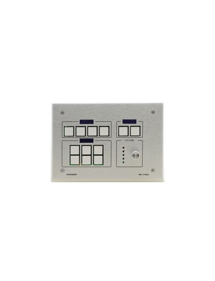 RC-74DL(W) 12-Button Master Room Controller with Digital Volume Knob, White, Colour: White, 2 image