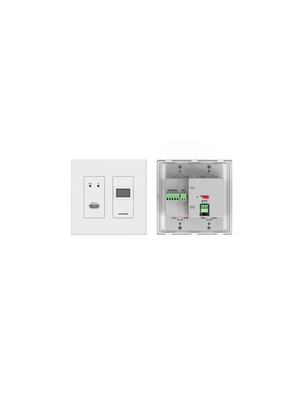 WP-DEC7/US-D(W) High-Performance, AVoIP Wall Plate Decoder for 4K over 1G network, US Plug, Power Compatibility: US, 2 image