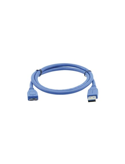 C-USB3/MicroB-10 USB 3.0 Micro-B toA Cable, 3m, Blue, Length: 3